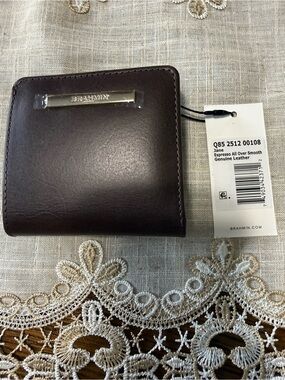 Brahmin Jane Espresso Leather Wallet